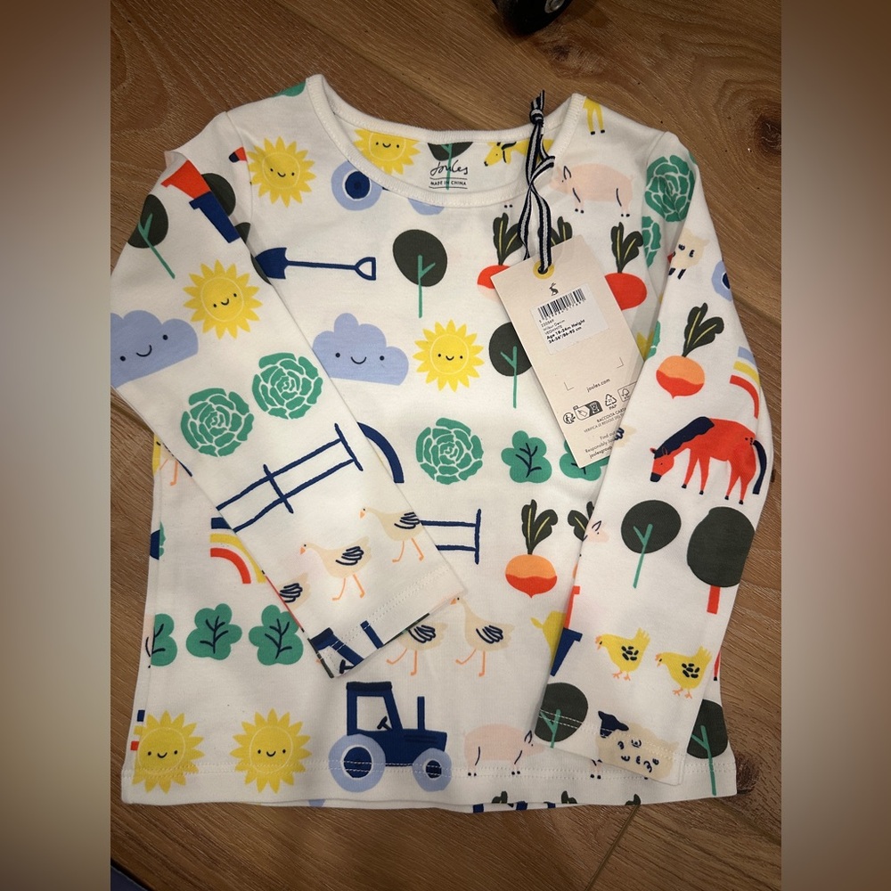 New Joules Long sleeve girls 18m